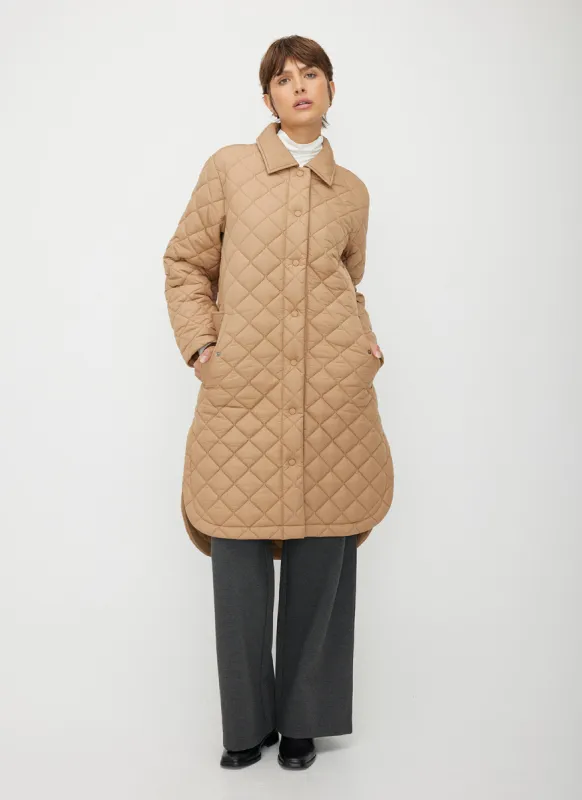 Oslo Recycled Quilted Coat sold by Kit and Ace