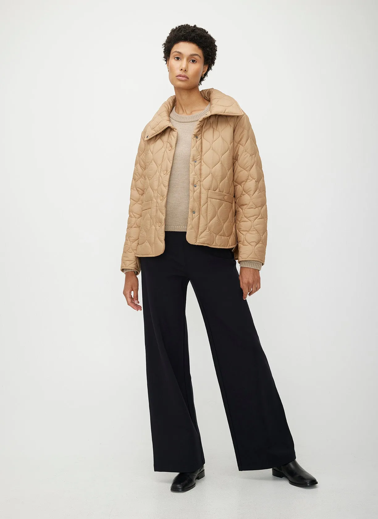 Oslo Recycled Quilted Jacket sold by Kit and Ace