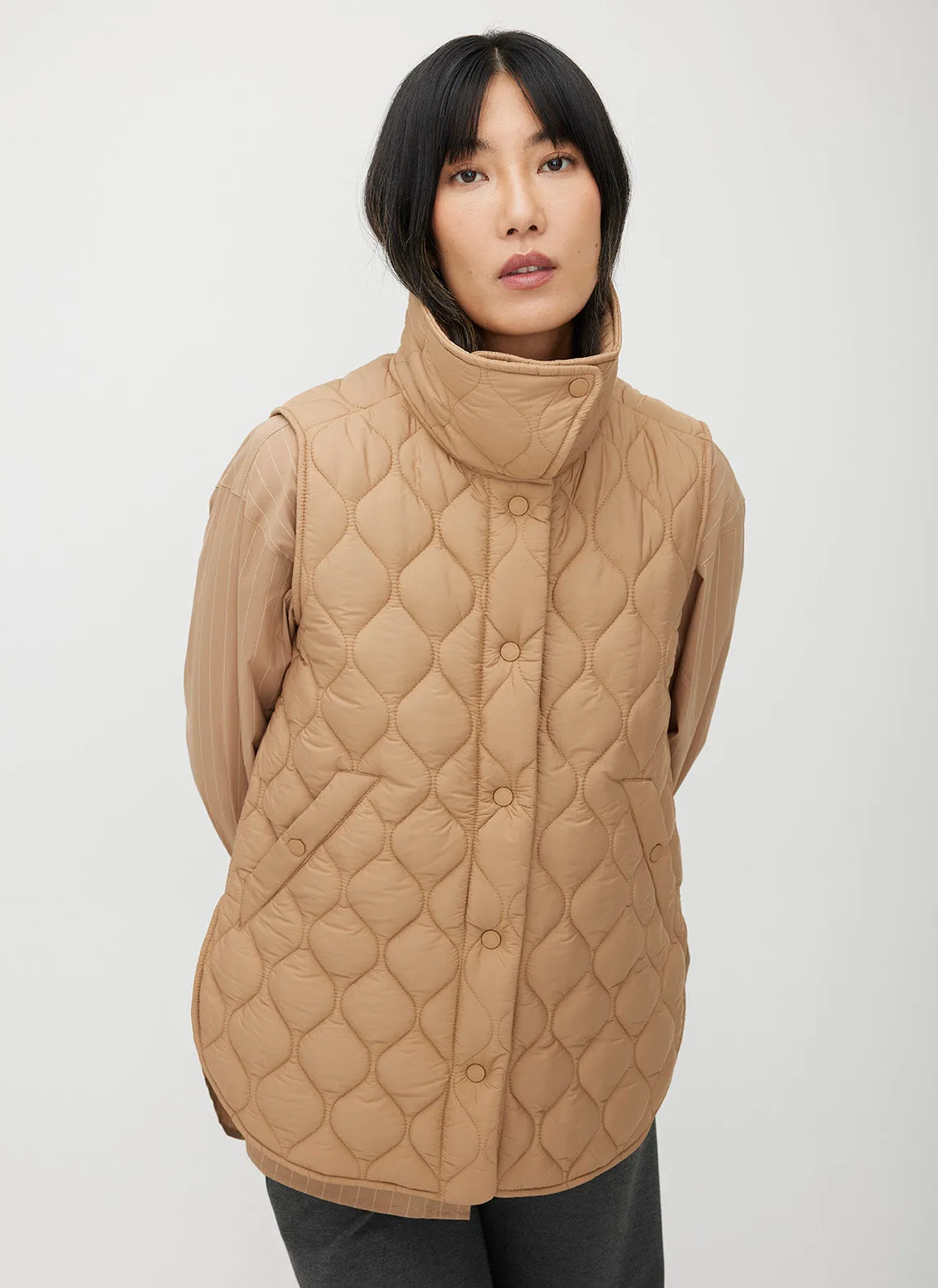 Oslo Recycled Quilted Vest sold by Kit and Ace product image thumbnail 2