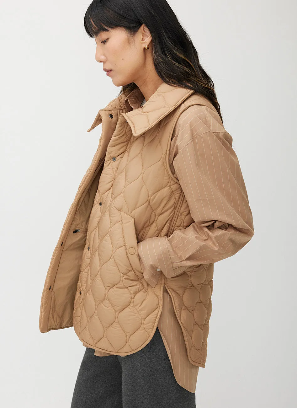 Oslo Recycled Quilted Vest sold by Kit and Ace product image thumbnail 3