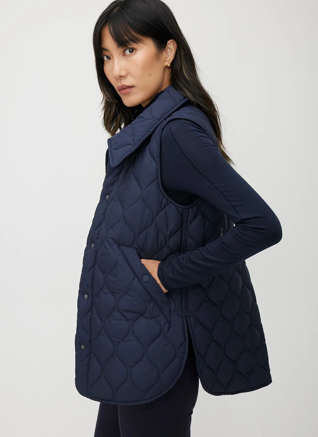 Oslo Recycled Quilted Vest sold by Kit and Ace product image thumbnail 3