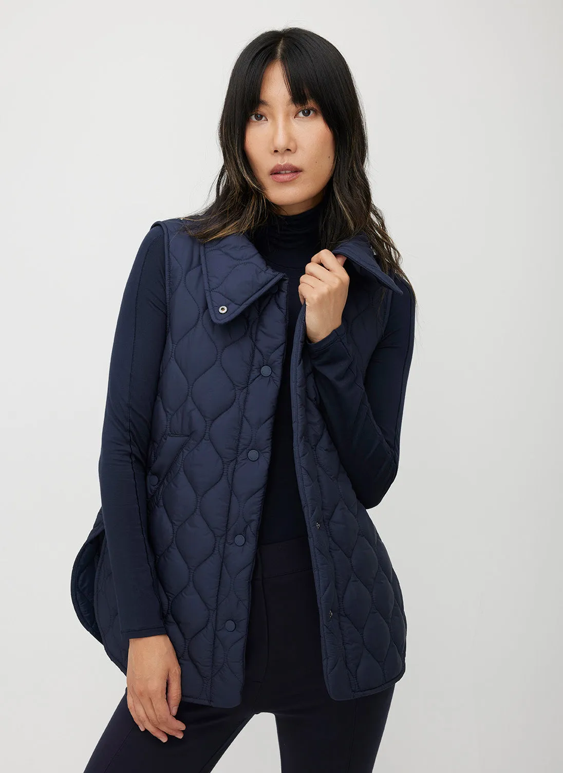 Oslo Recycled Quilted Vest sold by Kit and Ace product image thumbnail 2