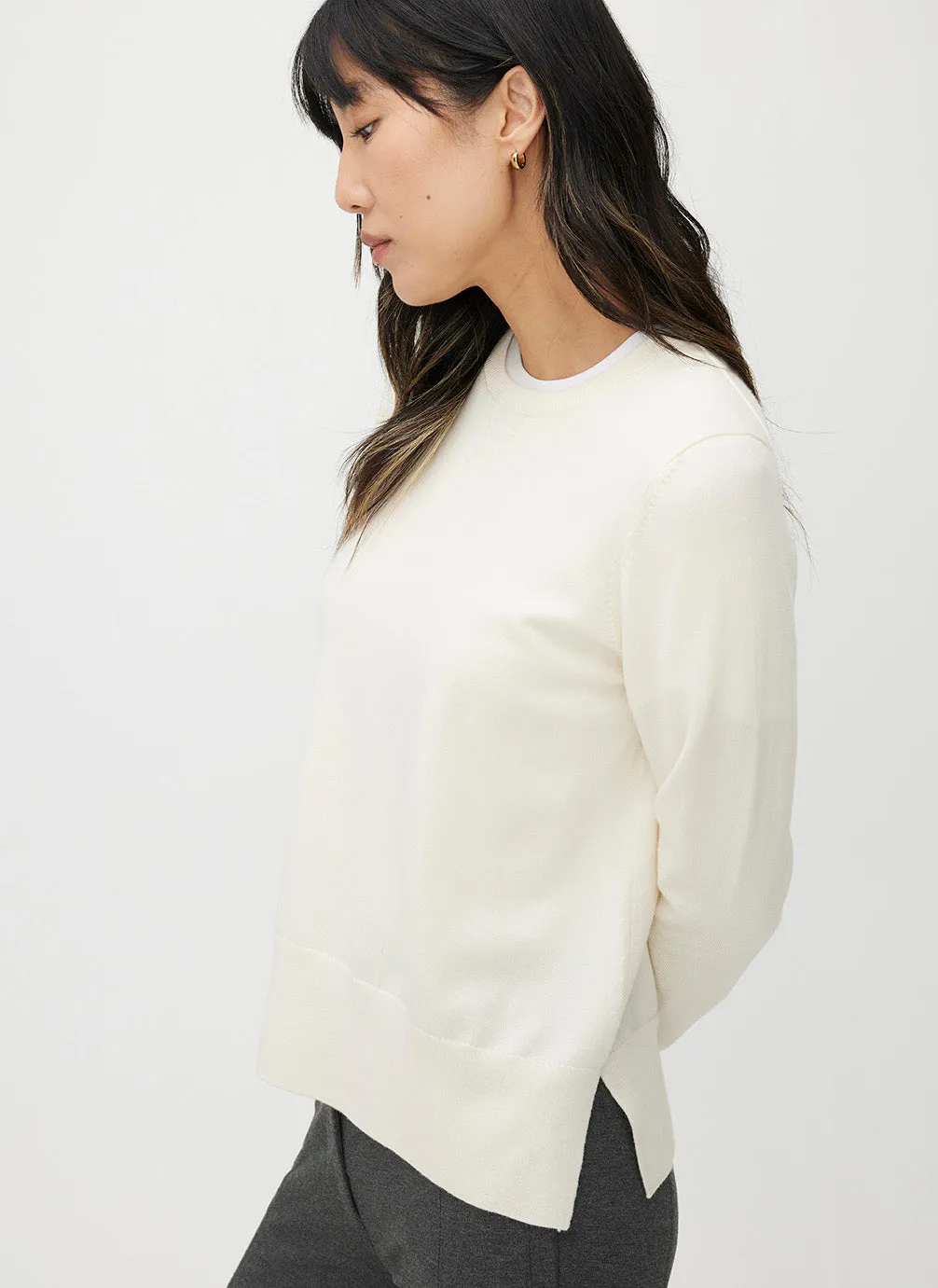 Essential Fine Gauge Merino Sweater sold by Kit and Ace product image thumbnail 4