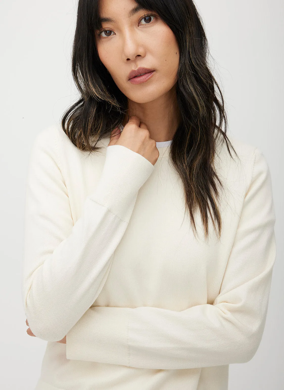 Essential Fine Gauge Merino Sweater sold by Kit and Ace product image thumbnail 3