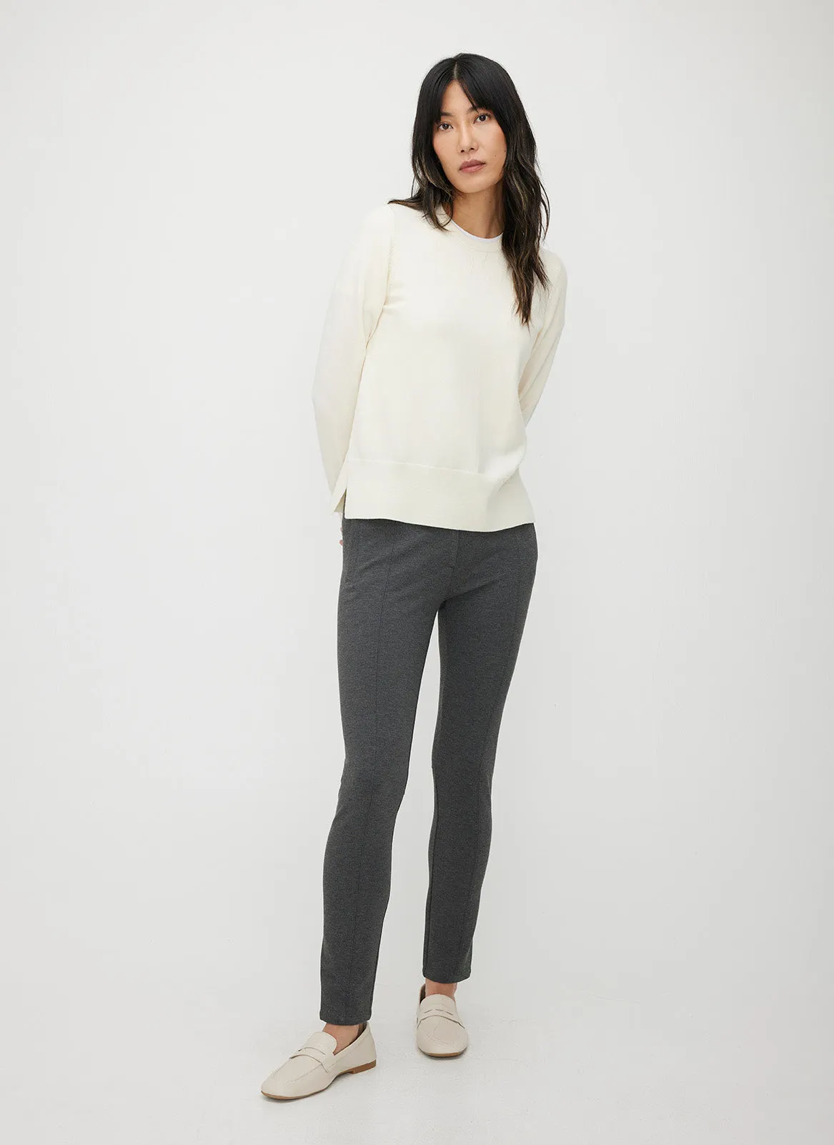 Essential Fine Gauge Merino Sweater sold by Kit and Ace