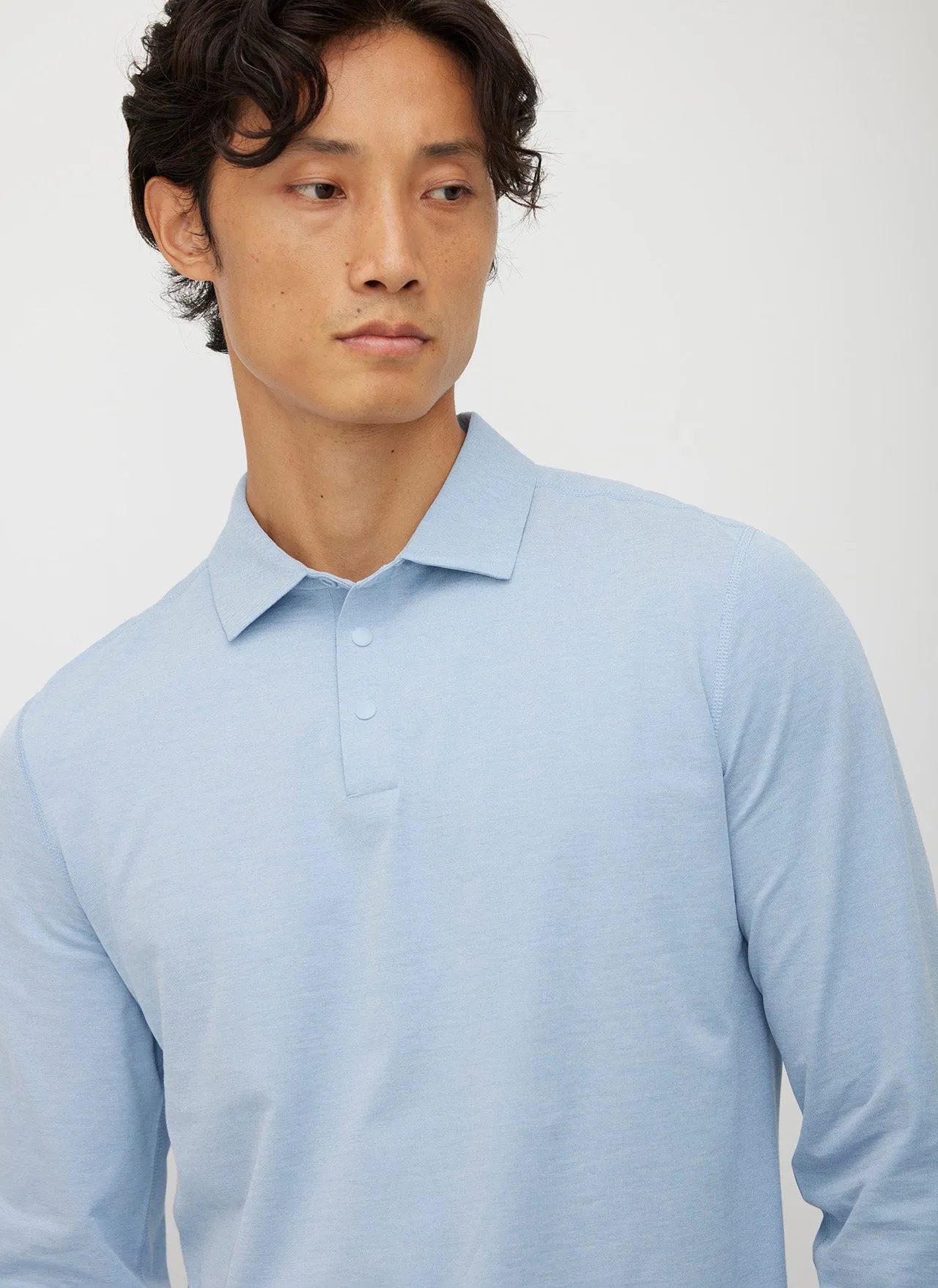 City Tech Long Sleeve Polo sold by Kit and Ace product image thumbnail 2