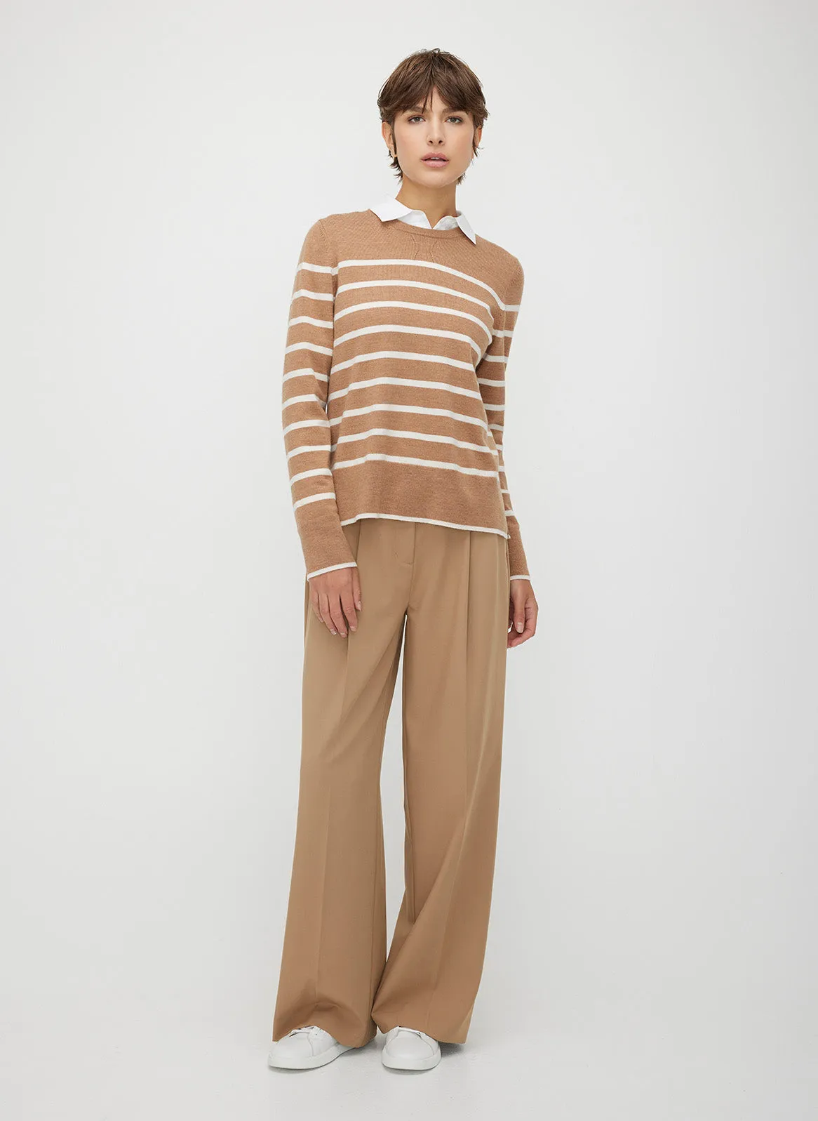 Essential Fine Gauge Merino Sweater sold by Kit and Ace