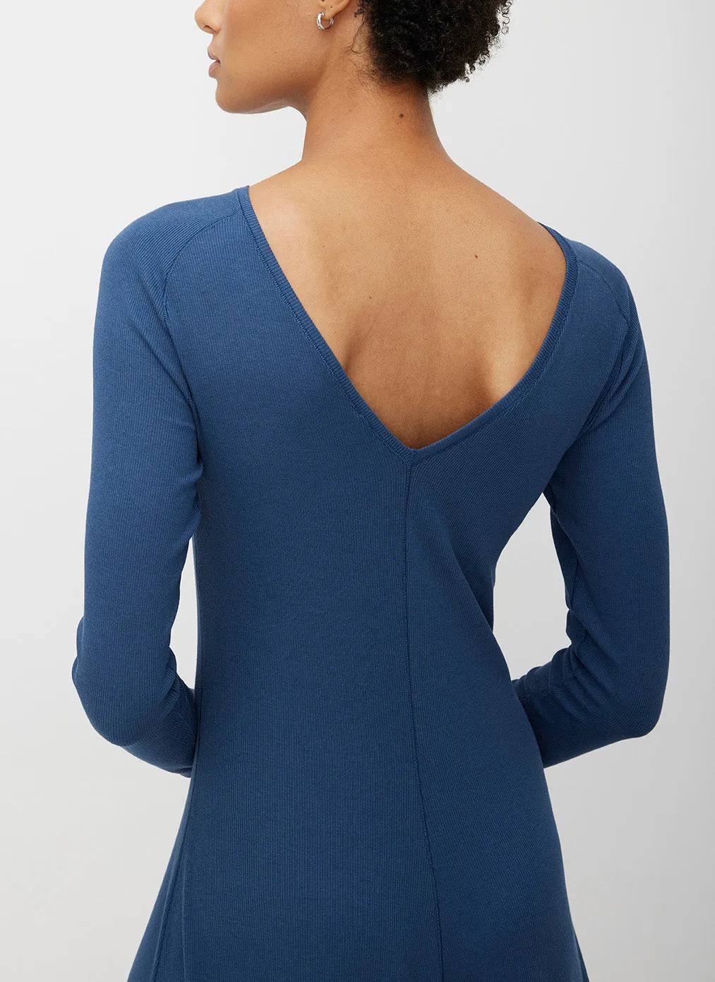 Poise High Neck V-Back Dress sold by Kit and Ace product image thumbnail 5