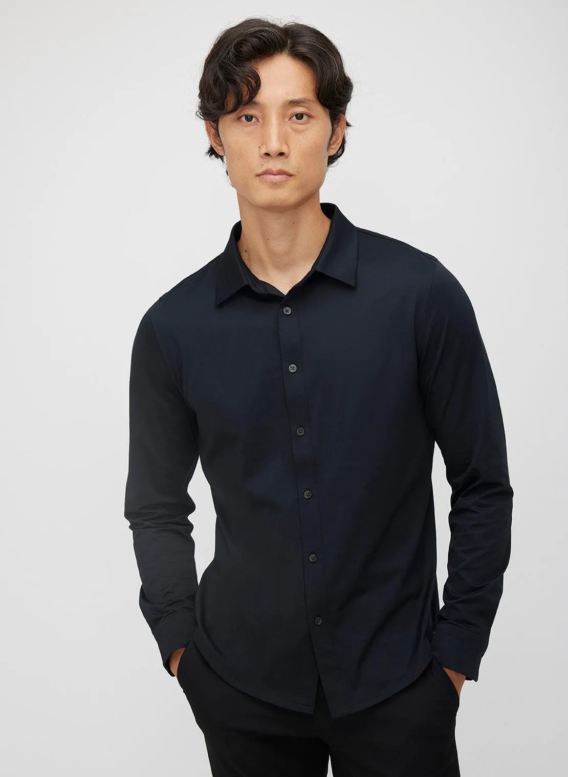 City Tech Long Sleeve Slim Fit Shirt sold by Kit and Ace product image thumbnail 2