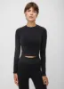 Seamless Cropped Long Sleeve Tee sold by Kit and Ace