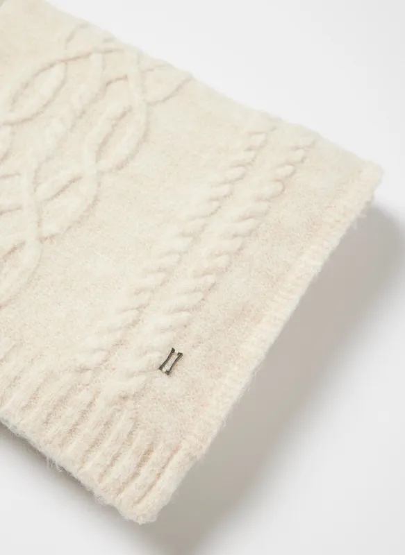 Uptown Cable Knit Scarf sold by Kit and Ace