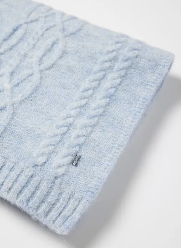 Uptown Cable Knit Scarf sold by Kit and Ace