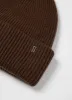 Merino Chunky Rib Toque sold by Kit and Ace