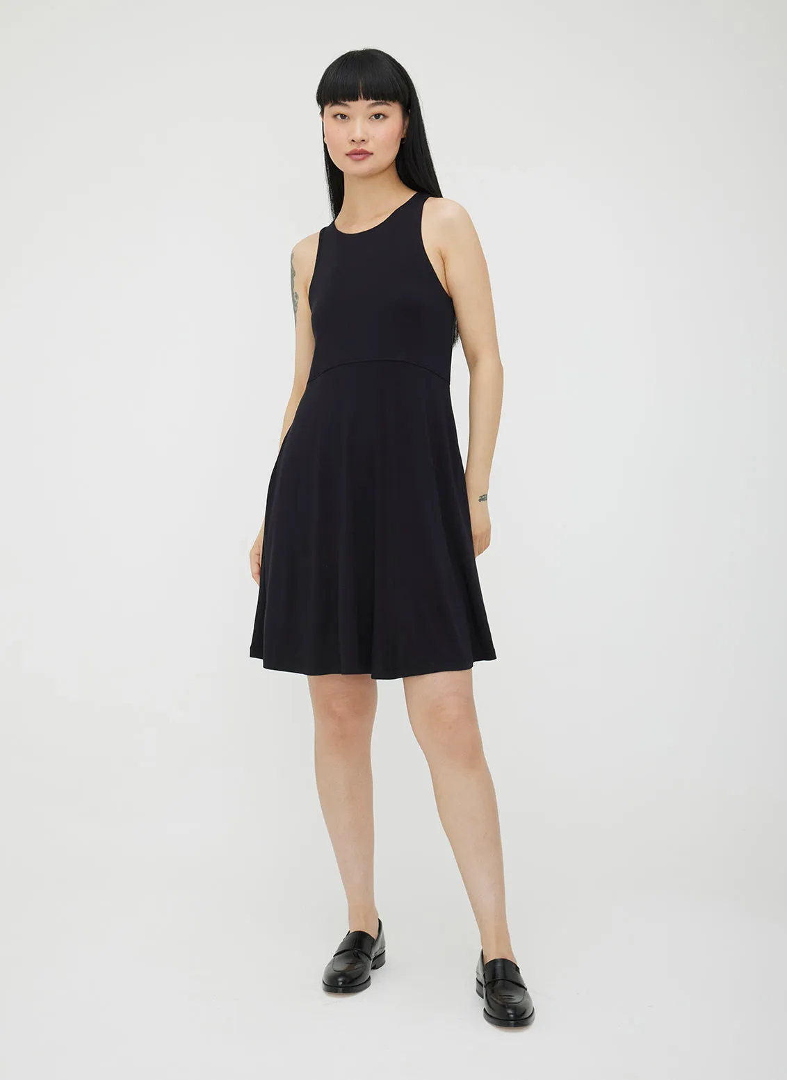 Charlotte Sleeveless Tent Dress sold by Kit and Ace
