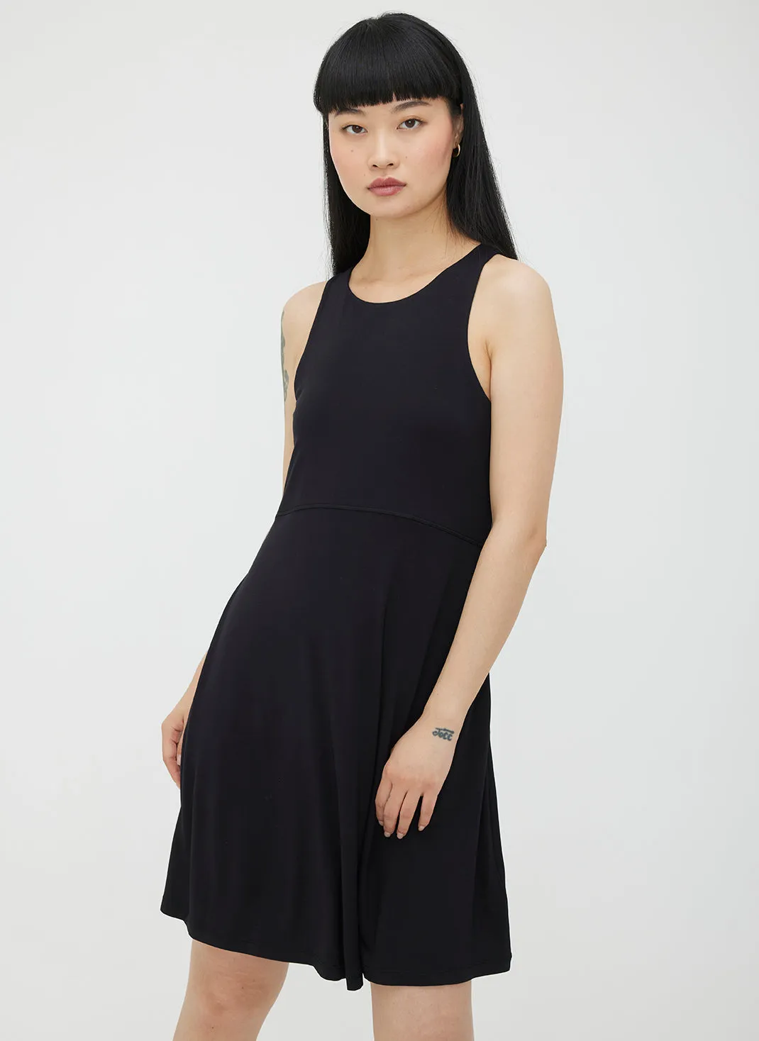 Charlotte Sleeveless Tent Dress sold by Kit and Ace product image thumbnail 3