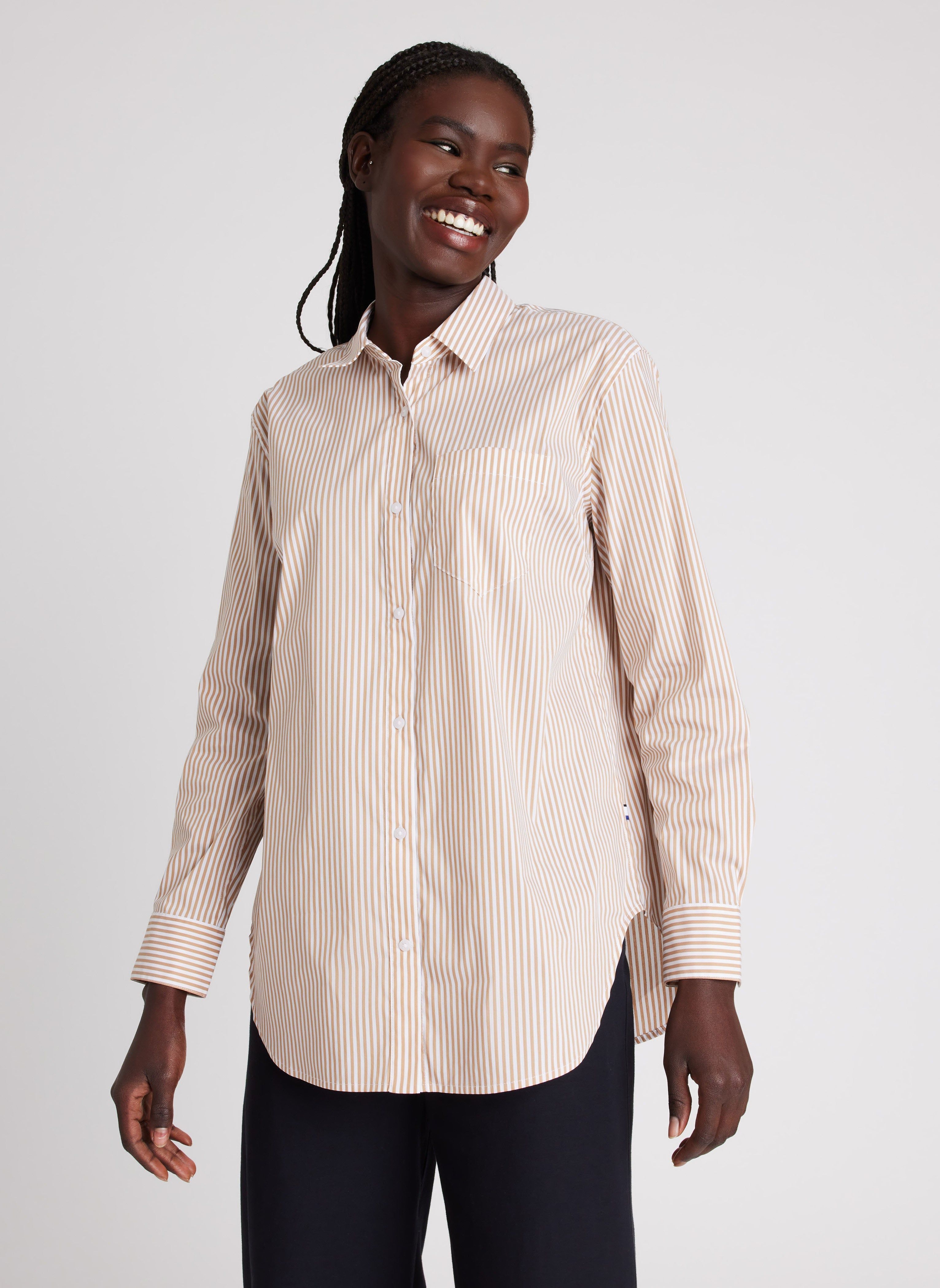 Keep It Cool Boyfriend Blouse sold by Kit and Ace