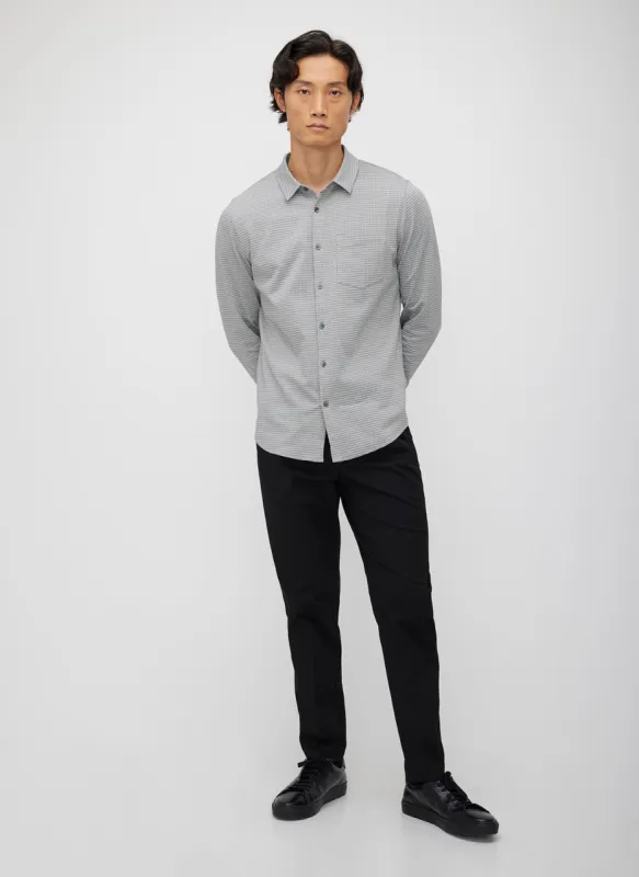 City Tech Long Sleeve Classic Fit Textured Shirt sold by Kit and Ace