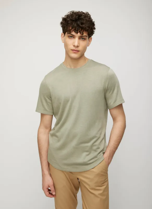 Brushed Crewneck Tee sold by Kit and Ace