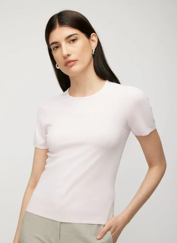 Farrah Slim Fit Short Sleeve Crewneck Sweater sold by Kit and Ace