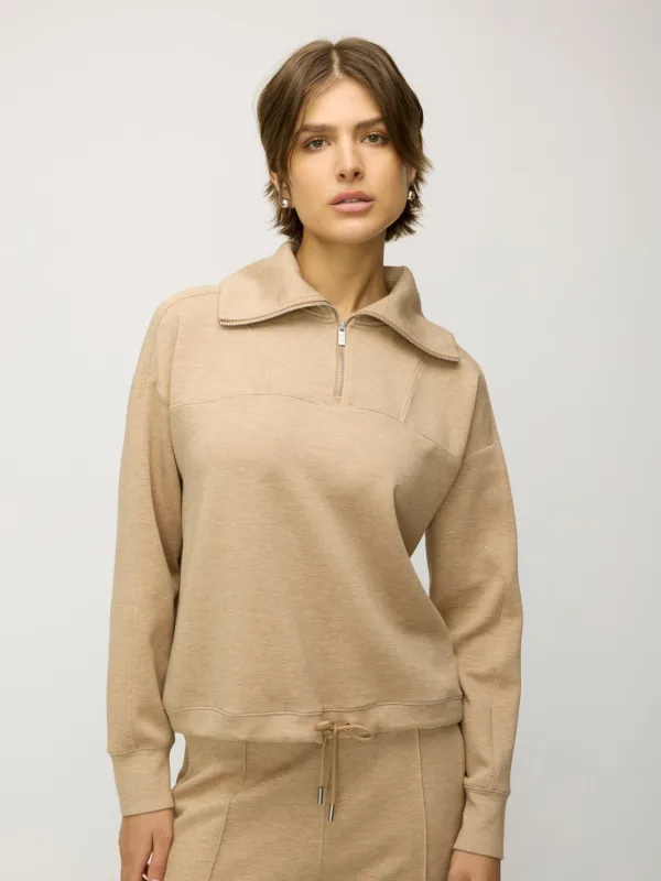 Restore Quarter Zip Popover sold by Kit and Ace