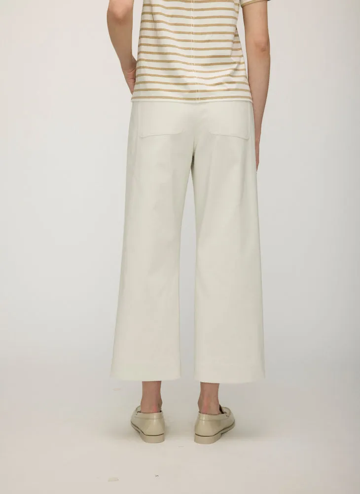 Colette Cropped Wide Leg Twill Pants sold by Kit and Ace product image thumbnail 2