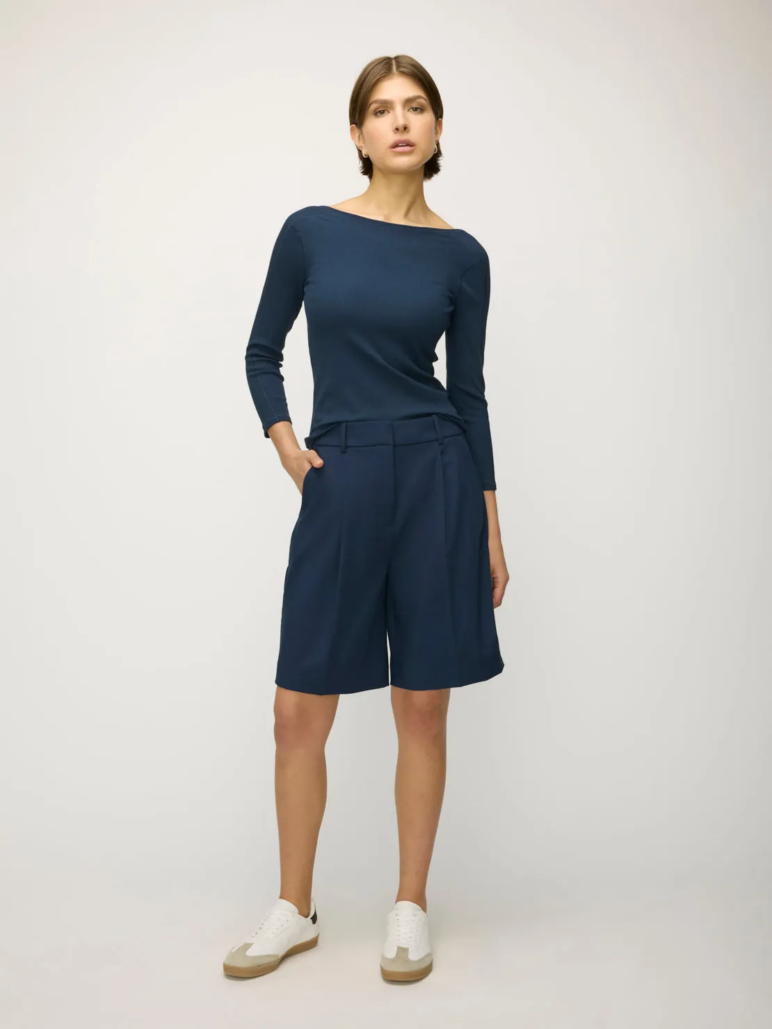 Prentice Long Tailored Shorts sold by Kit and Ace