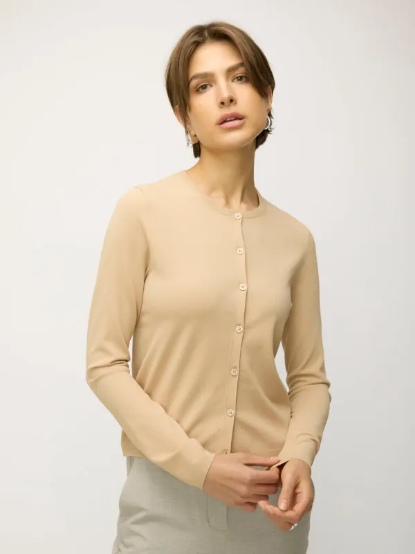 Farrah Fitted Sweater Cardigan sold by Kit and Ace