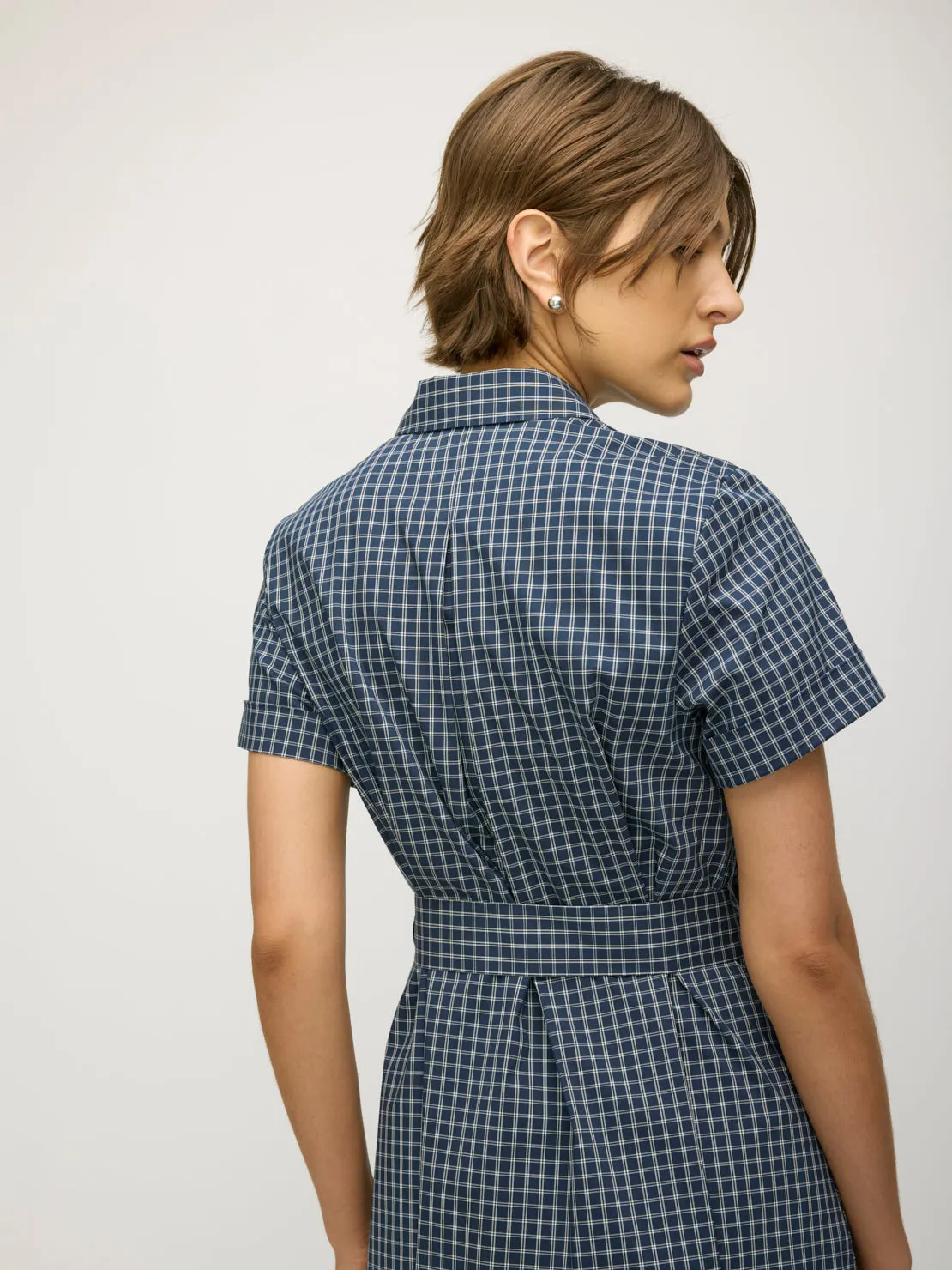 Metier Short Sleeve Shirt Dress sold by Kit and Ace product image thumbnail 3