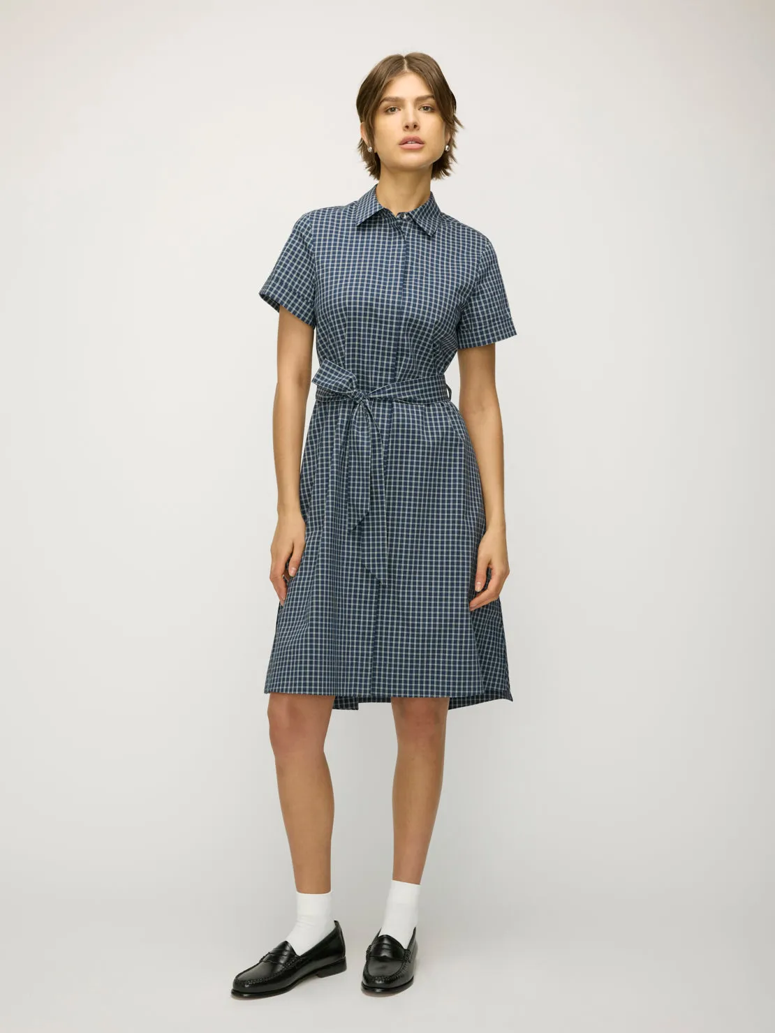Metier Short Sleeve Shirt Dress sold by Kit and Ace product image thumbnail 5