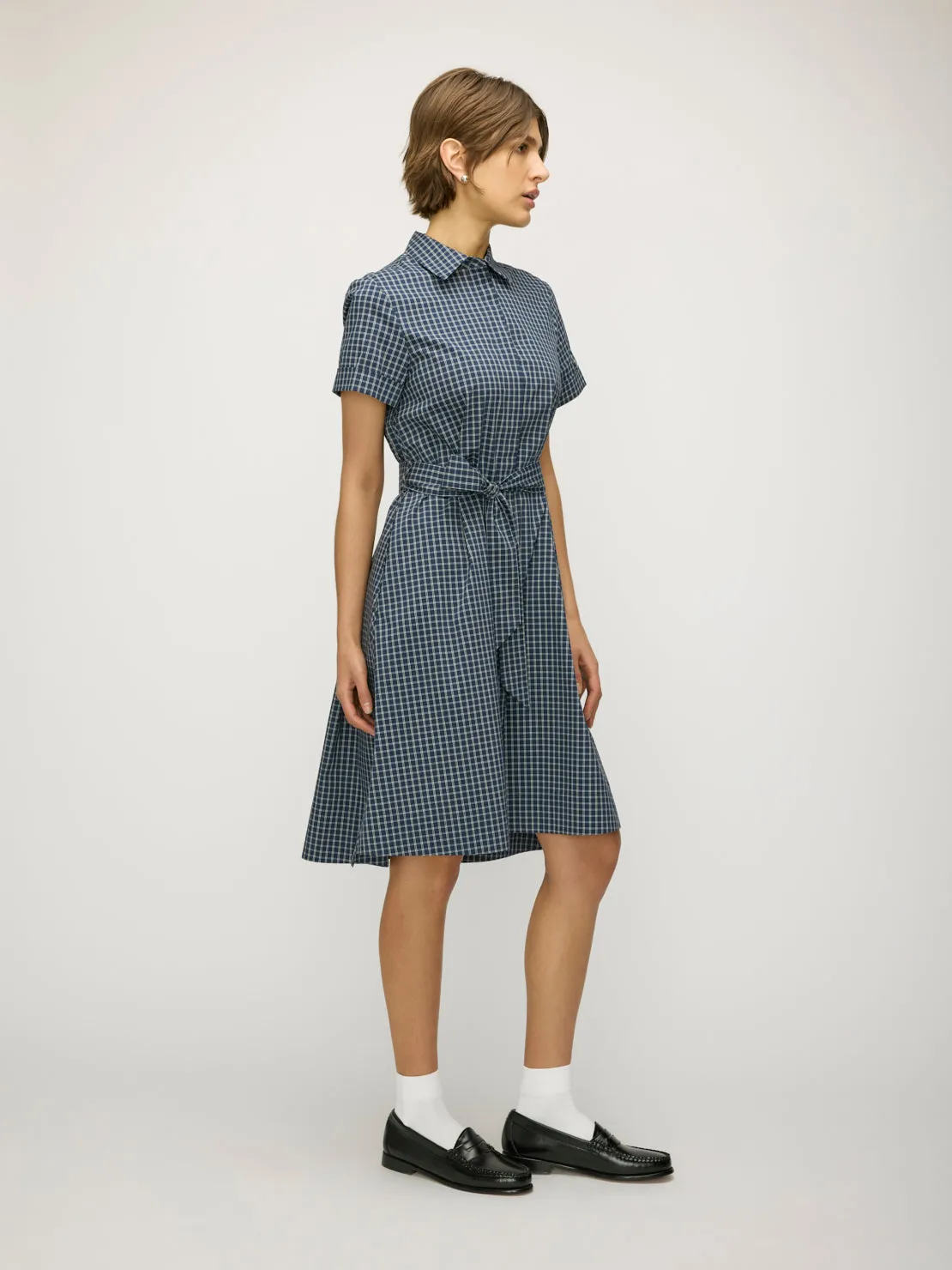 Metier Short Sleeve Shirt Dress sold by Kit and Ace product image thumbnail 2