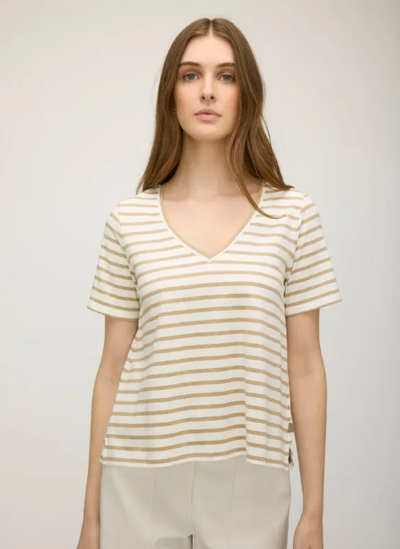 トップス kith women Mulberry sheer monogram tee Kith Women Mulberry Sheer Monogram Tee - Canvas | Parallel