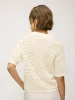 Crawford Relaxed Crochet Polo sold by Kit and Ace