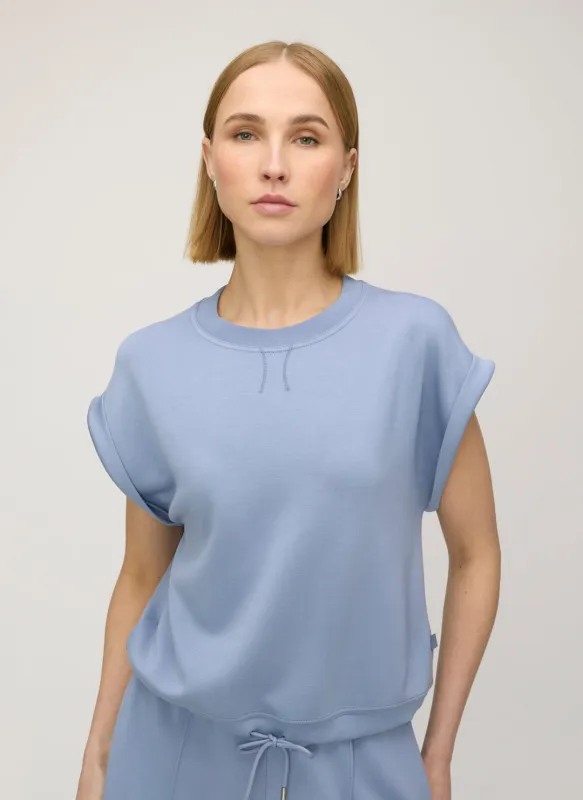 Sophia Cropped Sweatshirt Tank sold by Kit and Ace