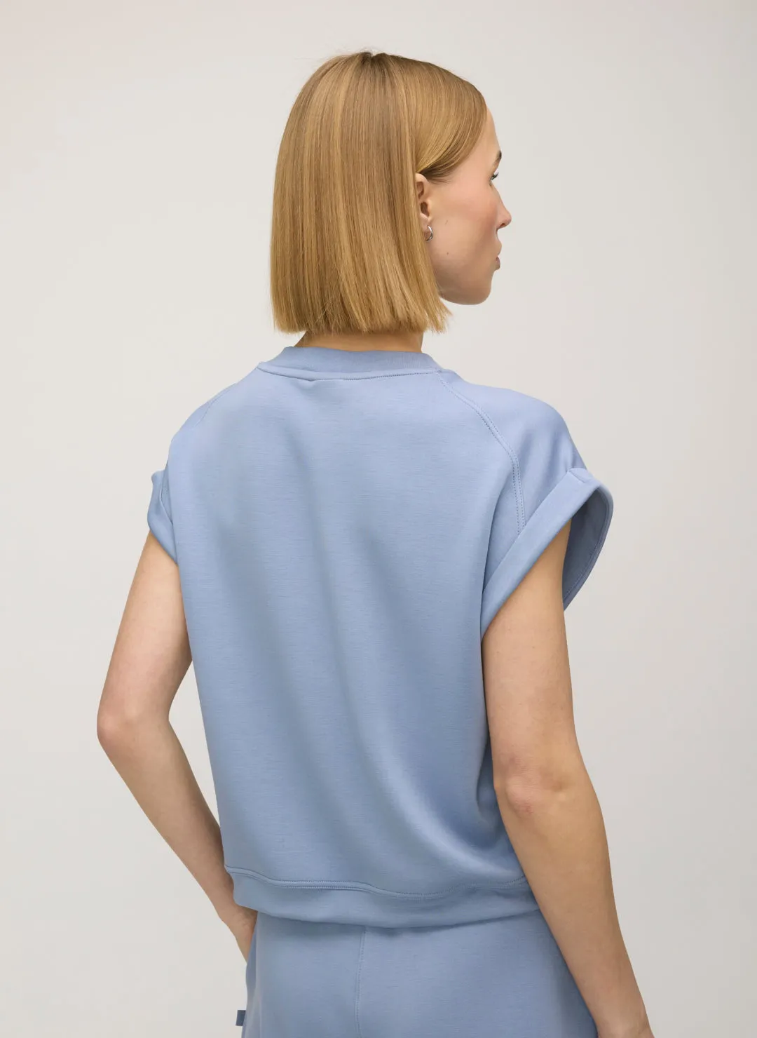 Sophia Cropped Sweatshirt Tank sold by Kit and Ace product image thumbnail 4