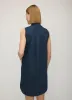 Marseille Sleeveless Shirt Dress sold by Kit and Ace