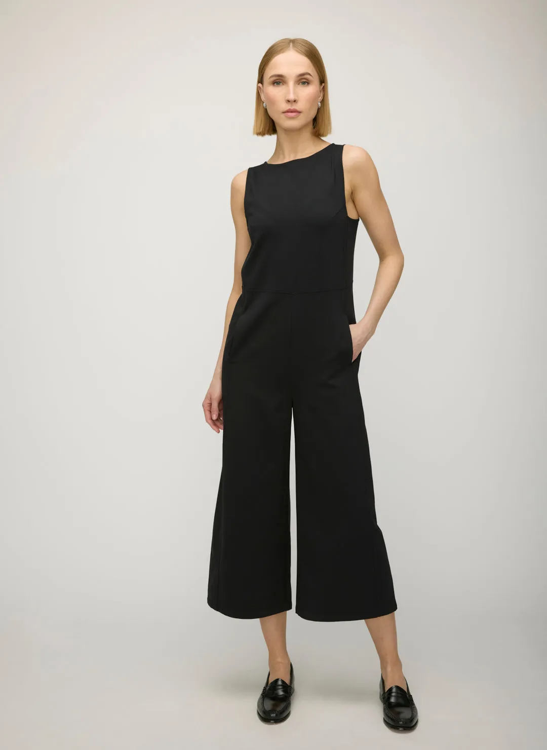 Agency Sleeveless Wide Leg Jumpsuit sold by Kit and Ace