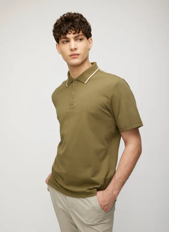 Tech Cotton Polo sold by Kit and Ace