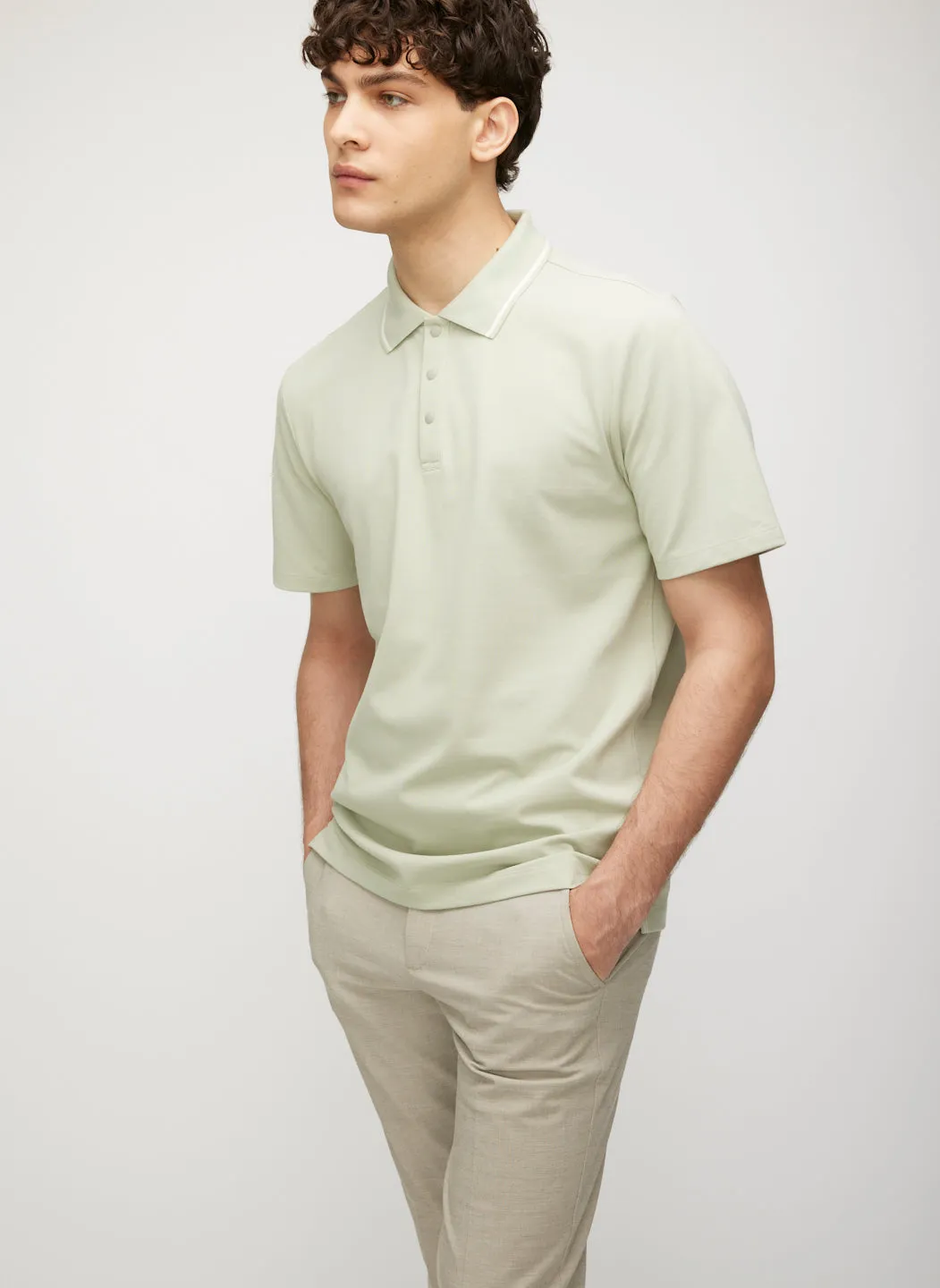 Tech Cotton Polo sold by Kit and Ace product image thumbnail 3