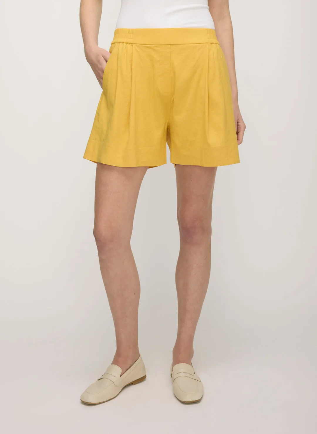 Lyon Linen Shorts sold by Kit and Ace product image thumbnail 2