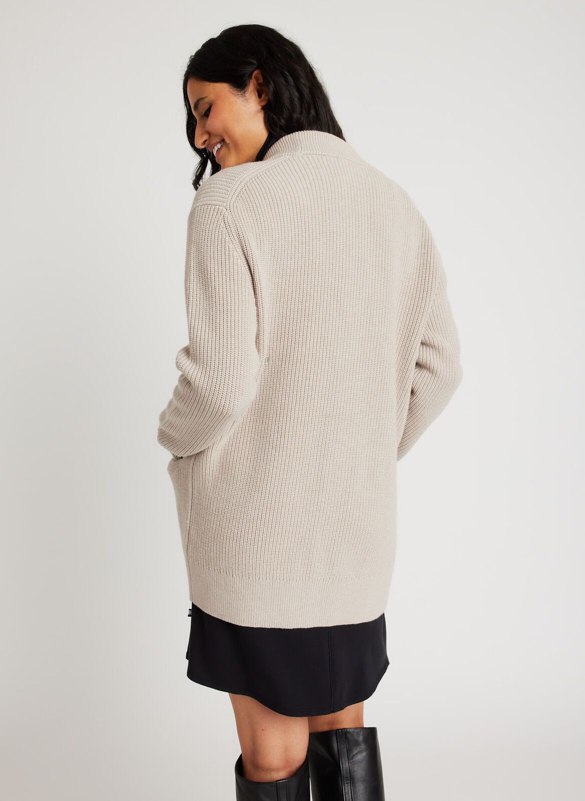 Weekend Merino Cardigan sold by Kit and Ace product image thumbnail 13
