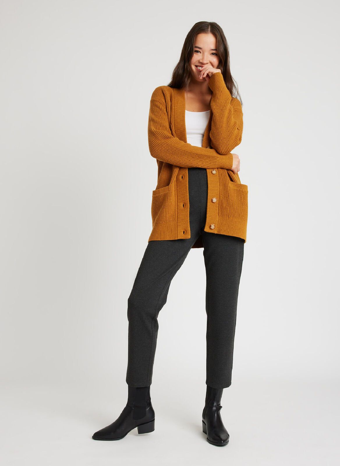 Weekend Merino Cardigan sold by Kit and Ace product image thumbnail 10