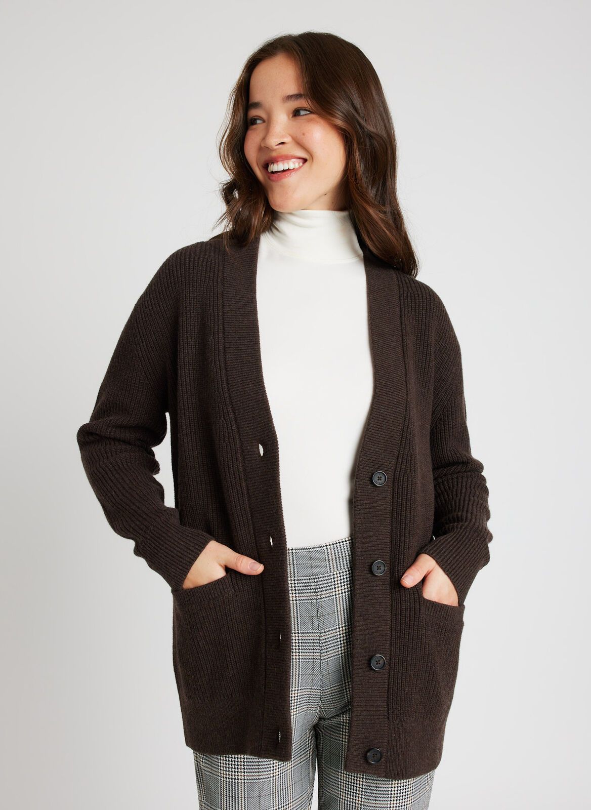 Weekend Merino Cardigan sold by Kit and Ace product image thumbnail 3