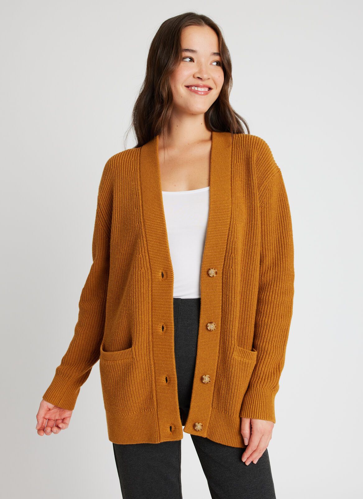 Weekend Merino Cardigan sold by Kit and Ace product image thumbnail 2