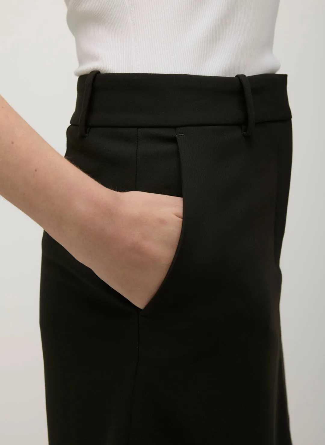 Prentice Soft Suiting Mini Skirt sold by Kit and Ace product image thumbnail 4