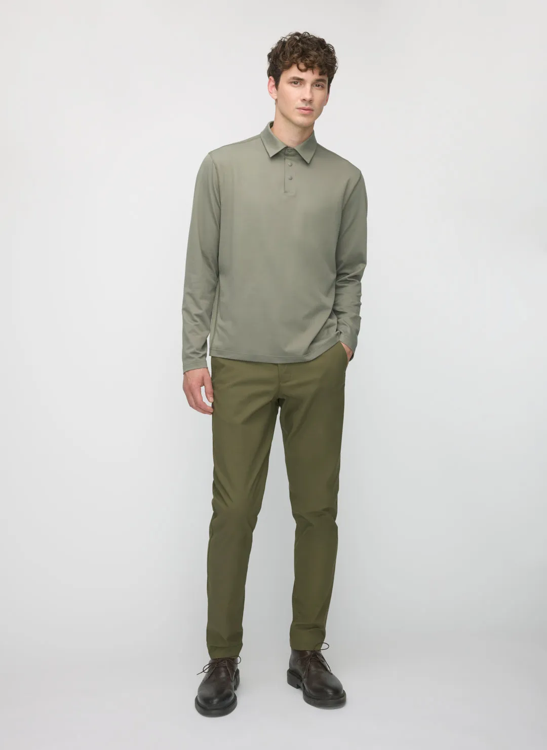 City Tech Long Sleeve Polo sold by Kit and Ace product image thumbnail 3