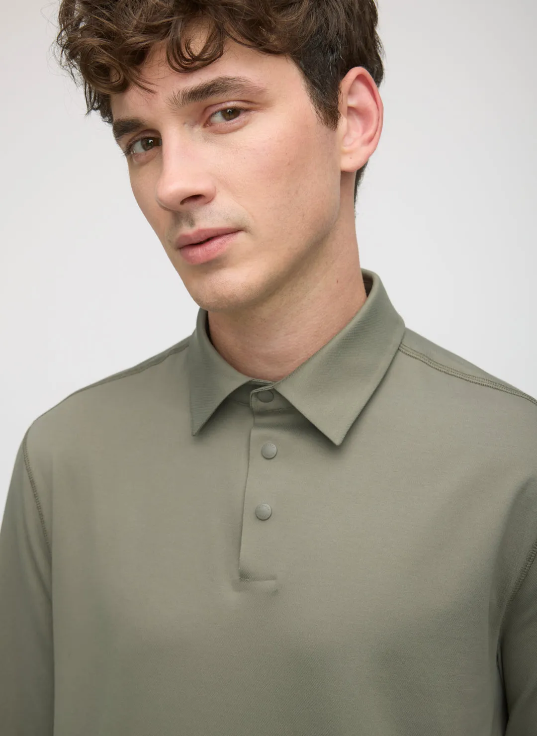 City Tech Long Sleeve Polo sold by Kit and Ace product image thumbnail 4