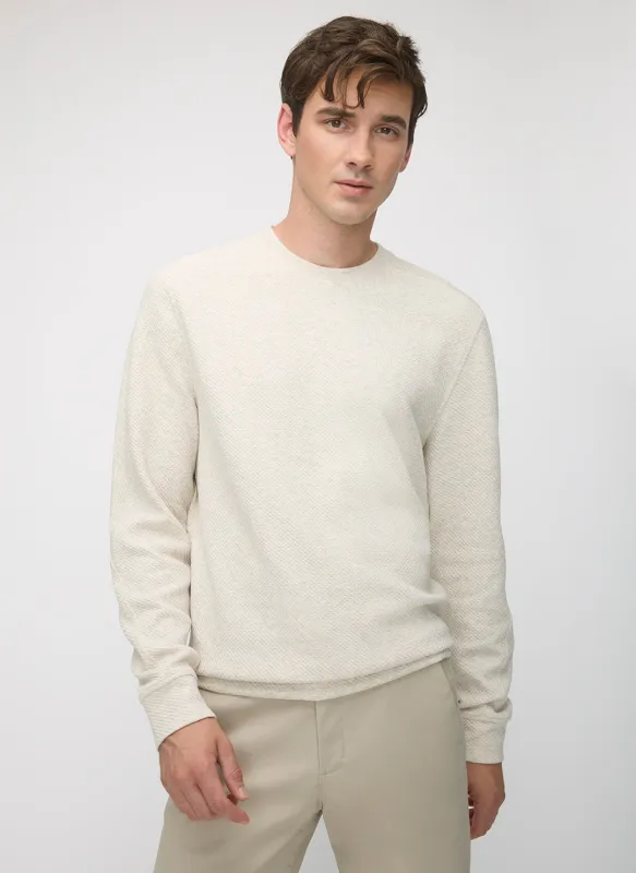 Textured Crew Sweatshirt sold by Kit and Ace
