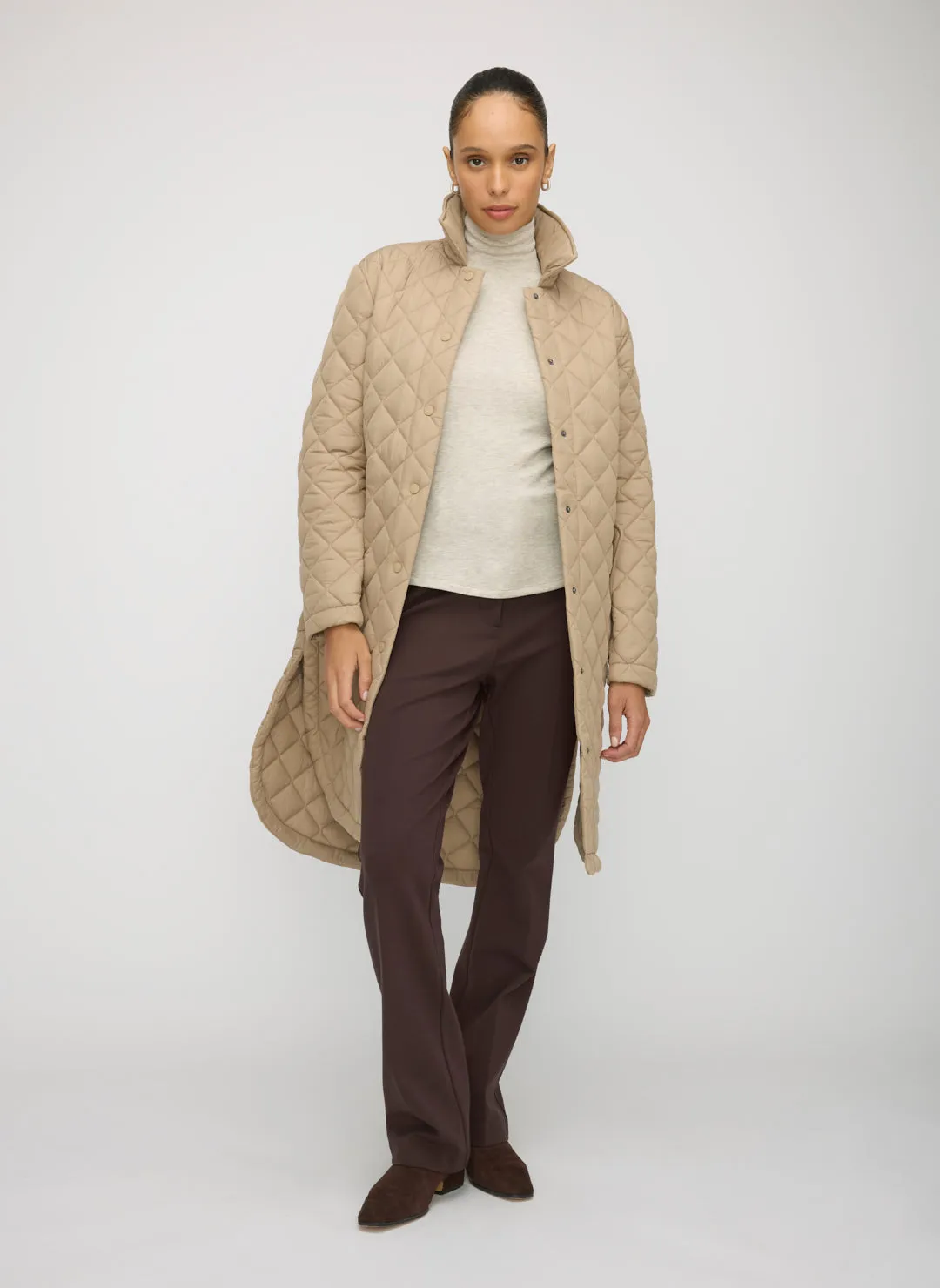 Oslo Recycled Quilted Coat sold by Kit and Ace product image thumbnail 2