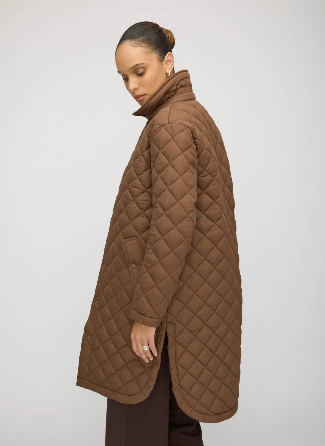 Oslo Recycled Quilted Coat sold by Kit and Ace product image thumbnail 5
