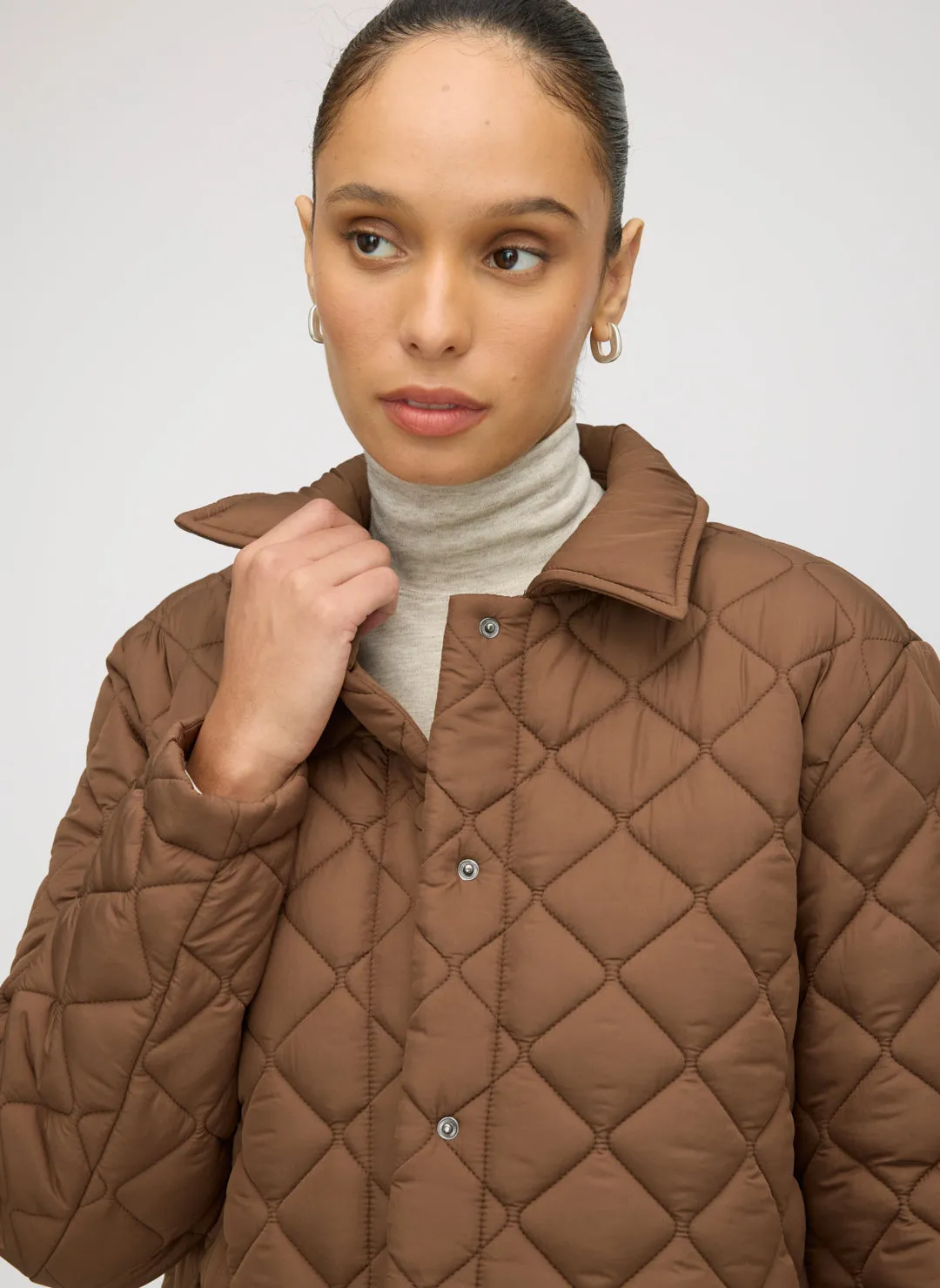 Oslo Recycled Quilted Coat sold by Kit and Ace product image thumbnail 2